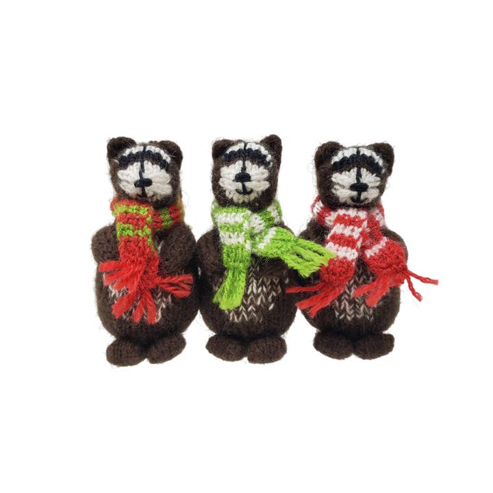 Melange Collection - Wholesale Ornament - Raccoon Ornaments