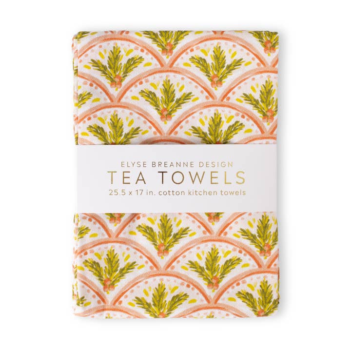Pack of 2 Holiday Tea Towels | Christmas & Winter for wholesale by Elyse Breanne Design