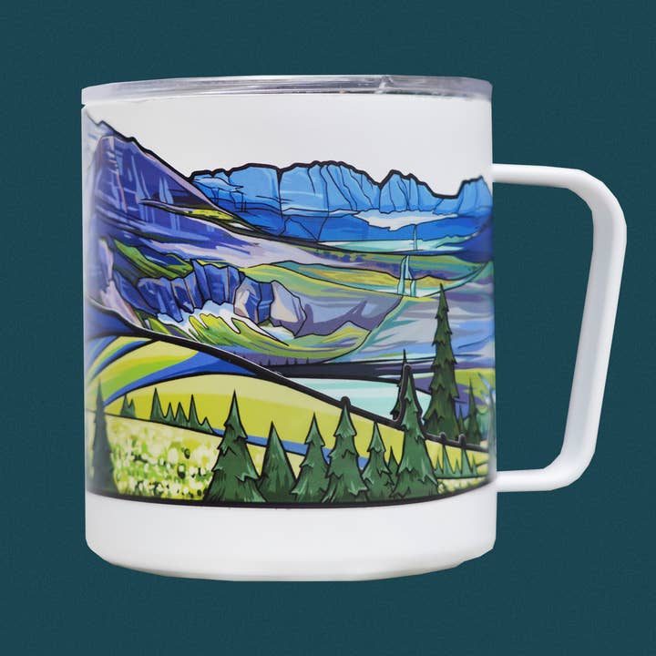 Hydrascape Stickers - Wholesale Sticker - Glacier National Park Infinity Sticker