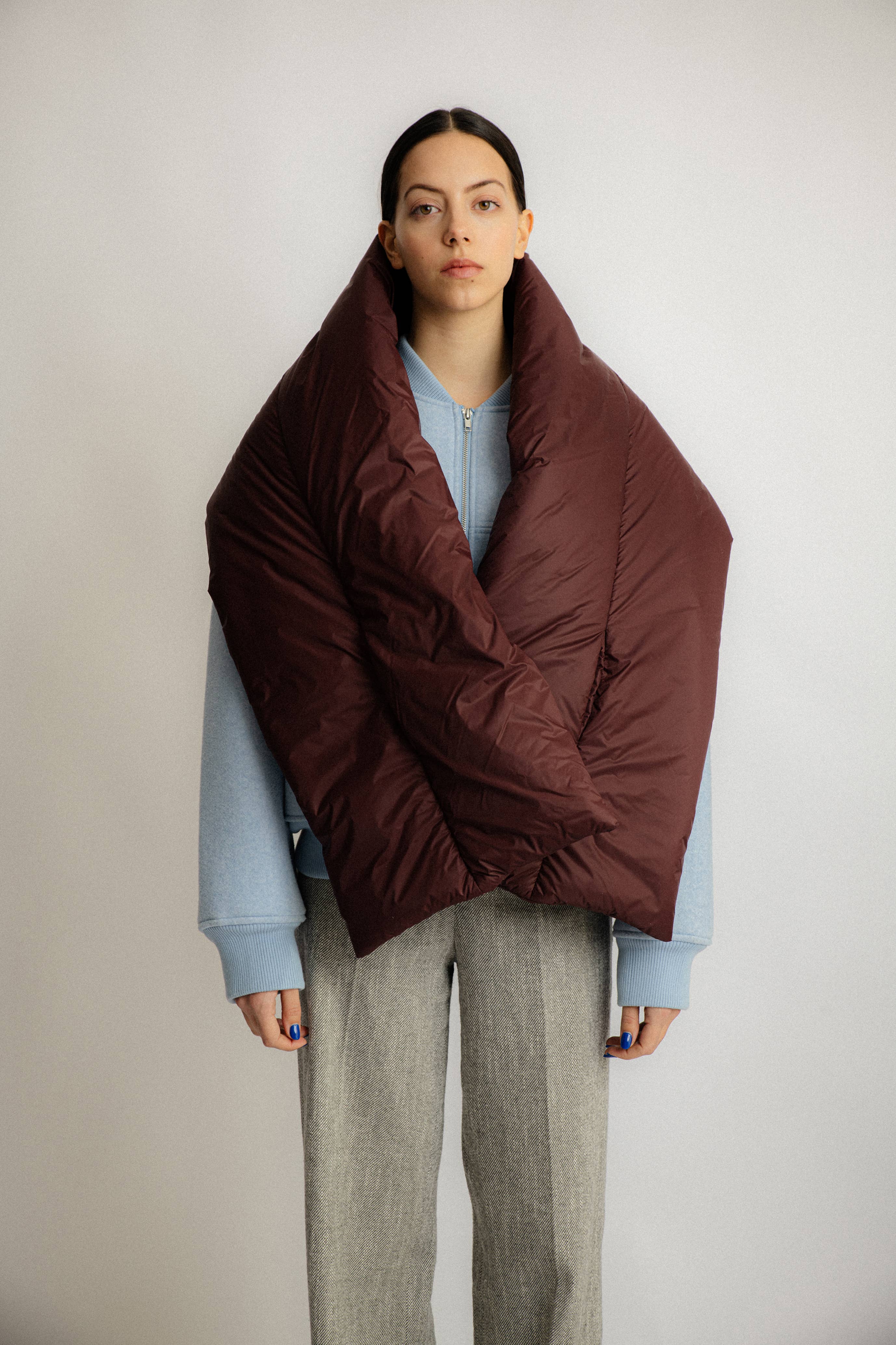 Abstract - Wholesale Scarf - Unisex - Padded water repellent nylon vest with pockets6