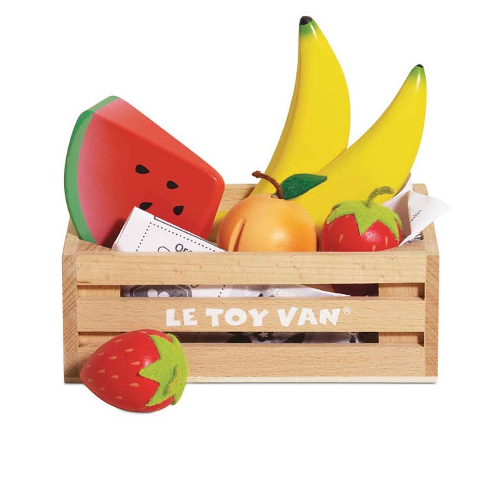 Smoothie Fruit Wooden Market Crate for wholesale by Le Toy Van, Inc.