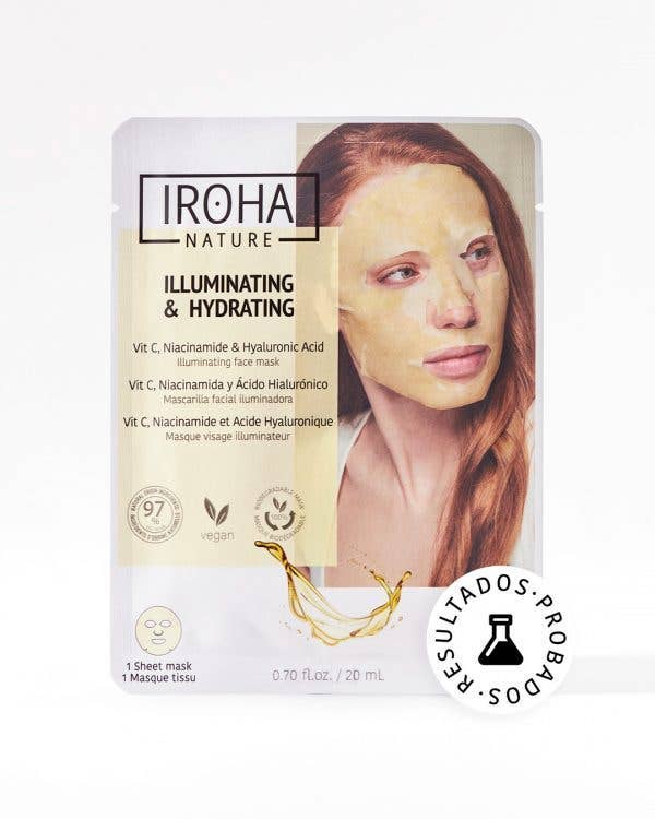 Iroha Tissue Face Mask - Vit C + H.A. - Illuminating for wholesale by Iroha Nature
