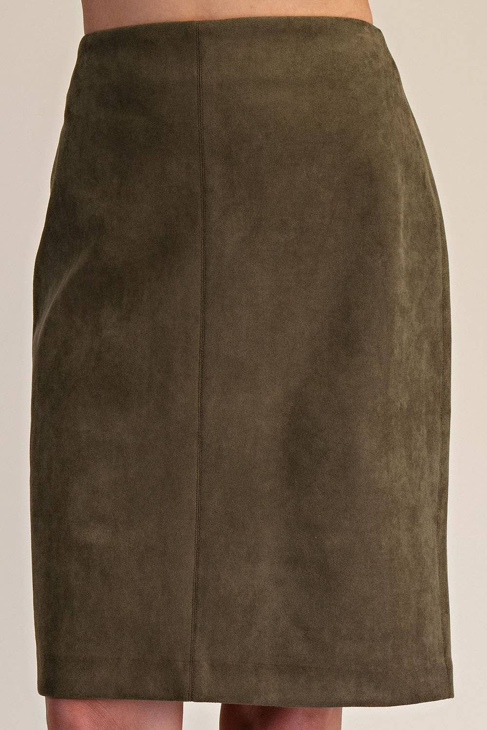 PORSHA - Wholesale Skirt - Women's - Stretch Suede Pencil Skirt21
