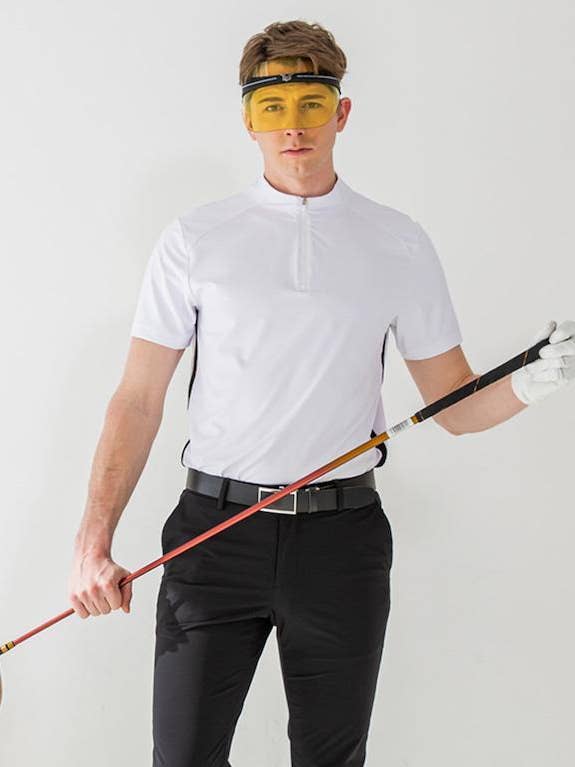 Luminantair Embo Print - Cuello alto con cremallera para venta al por mayor de Nevermindall Golf