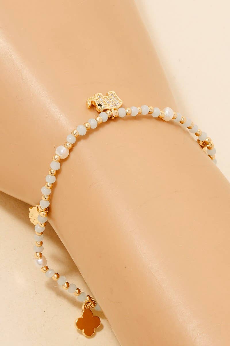 Anarchy Street - Vendita all'ingrosso Bracciale con perline - Bracciale con ciondoli pavé misti Cz e perline sfaccettate3