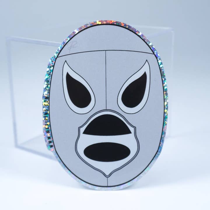 El Santo Máscara 3" Pegatina para venta al por mayor de PARTIMEWORKS