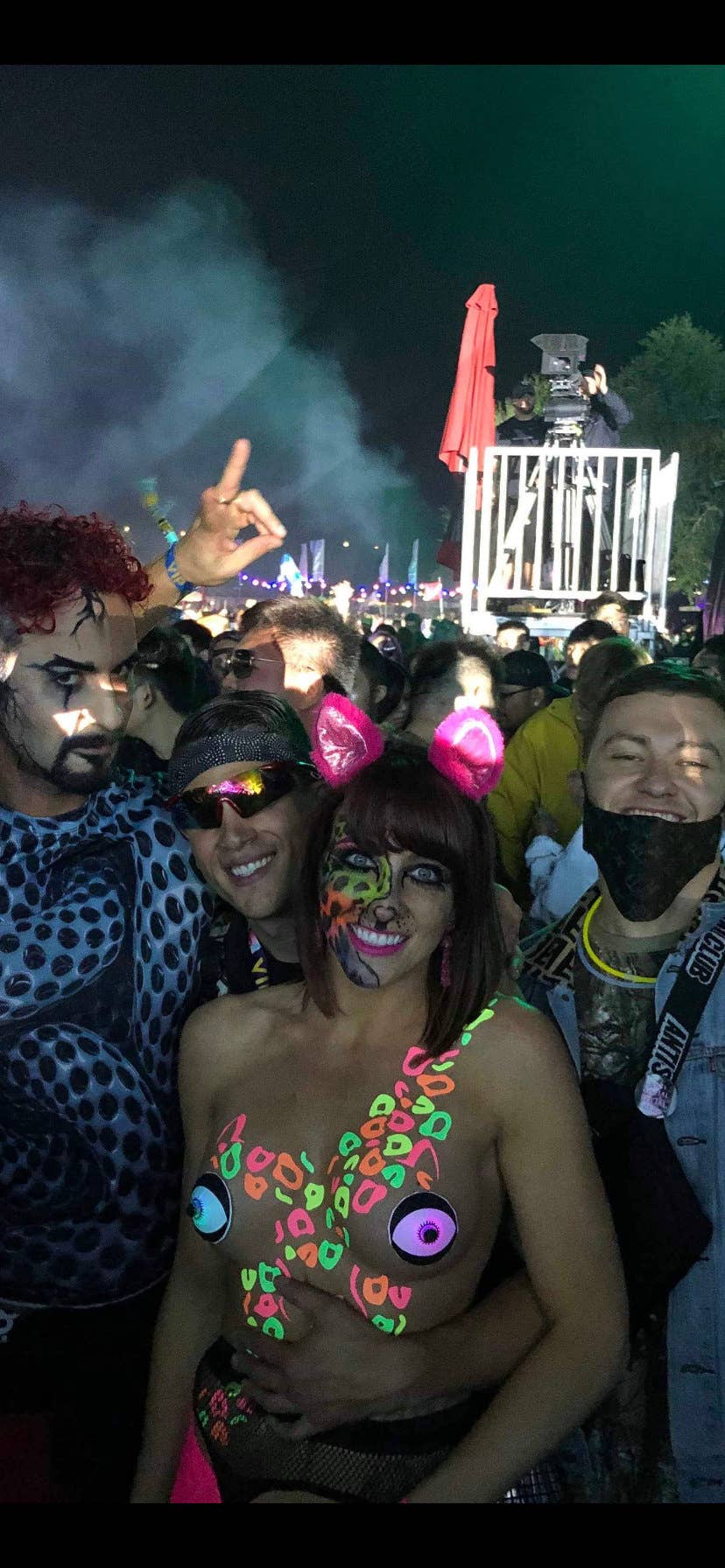 Sasswear - Wholesale Body Glitter/Shimmer - Cheetah Print Blacklight Body Stickers-40 Pk1