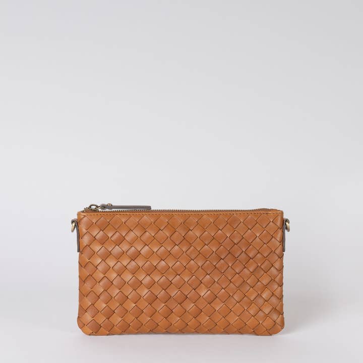 O My Bag - Venta al por mayor Bandolera - Mujer - Lexi - Cuero Clásico Tejido en Cognac1