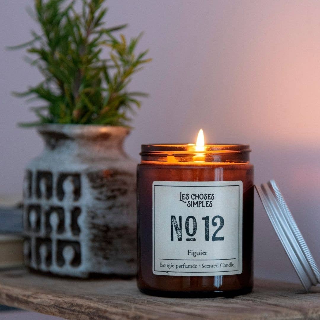 Les Choses Simples – Vela em jarro/copo por atacado – Vela de Cera de Soja Perfumada Média -Nr12 (Figo)1