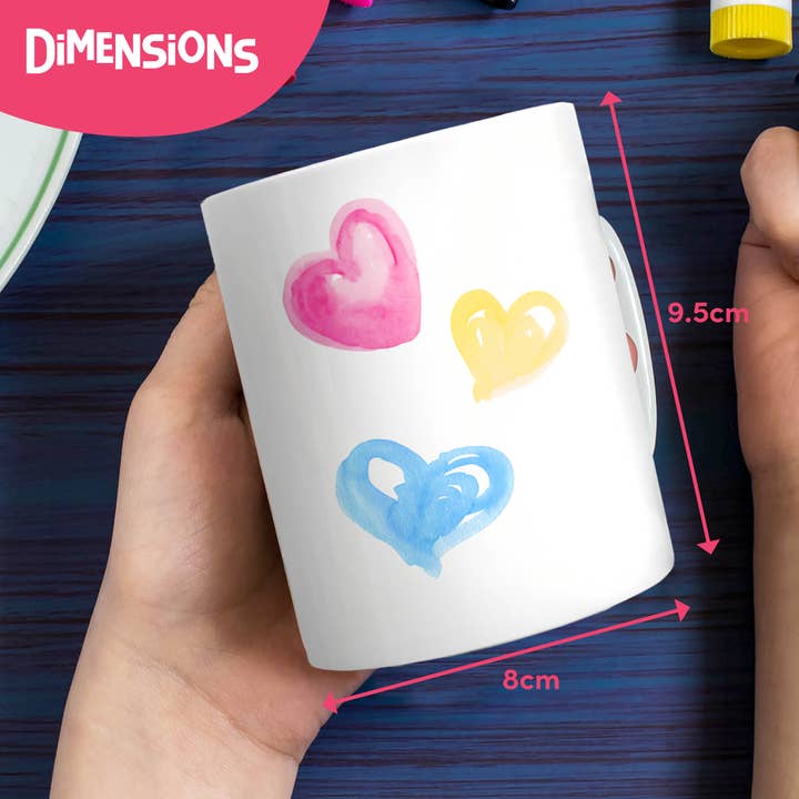 The Twiddlers - Wholesale Coffee Mug - 11 pcs Design Your Own Mug Set with Colouring Pens, Perfect3