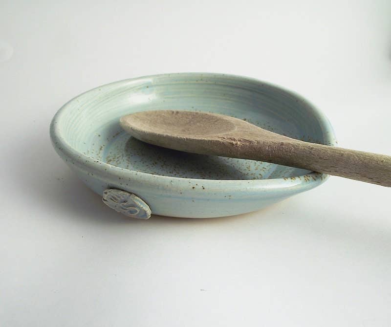 L'Officina – Engroshandel Skeholder – Blå skeholder i stentøj2