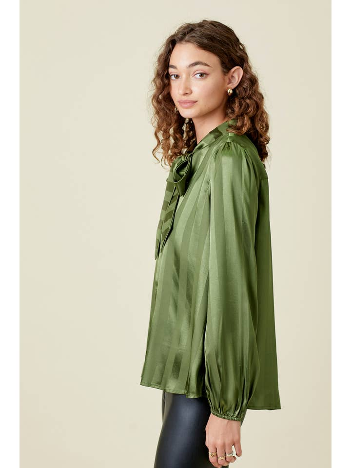 Mystree - Wholesale Blouse - Women's - 60325 Flowy Striped Blouse8