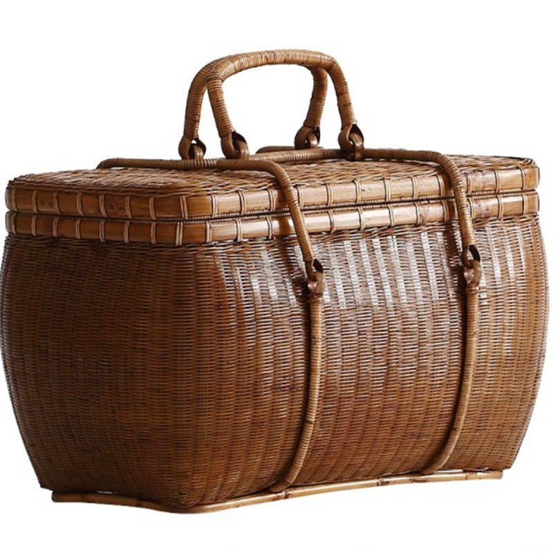 Gohobi （We cover U.S. import duties） - Wholesale Basket - Gohobi Handmade Bamboo Teaware Basket13