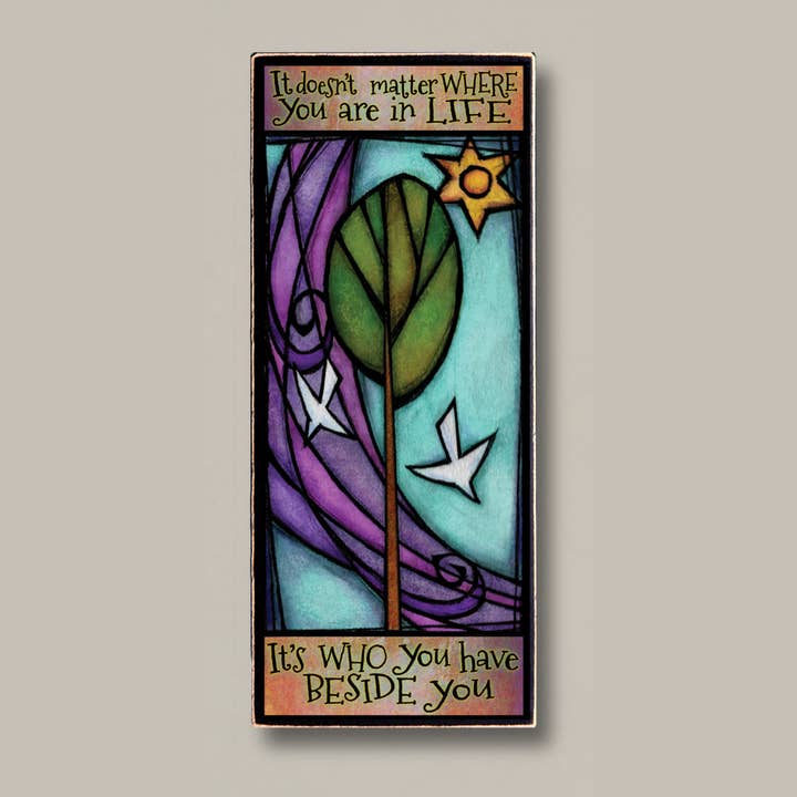 WA297 - Beside You Wall Art for wholesale by Macone Clay / Spooner Creek