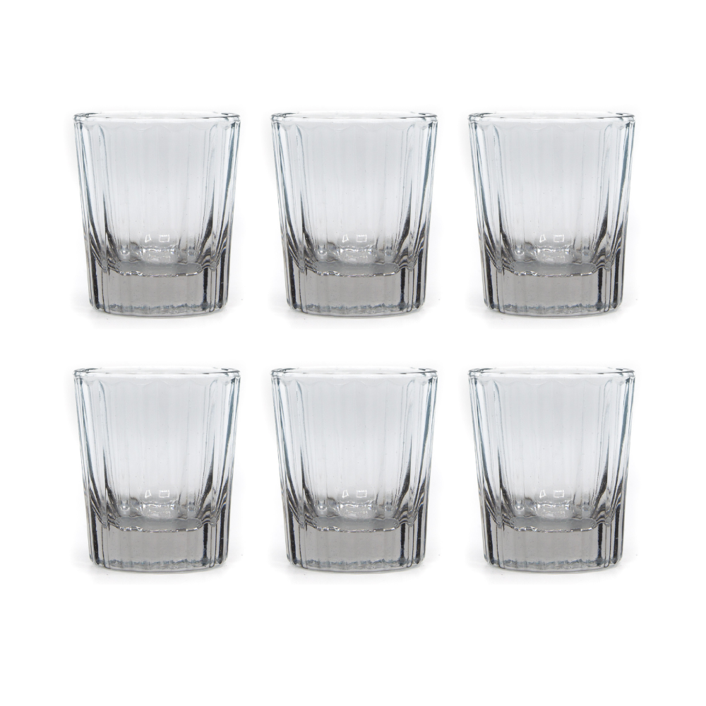 Brût Home and Glassware - Wholesale Cocktail/Liquor Glass - Espresso Glass Reed | 7 CL | clear | Espresso cups5