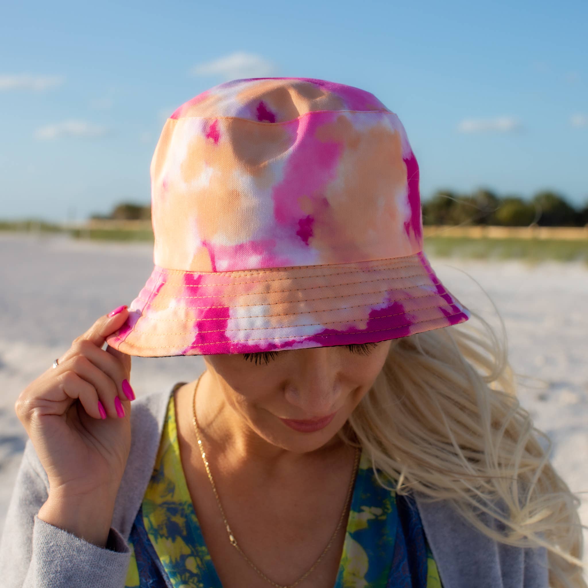 Lelaffet - Wholesale Bucket Hat - Women's - TIE DYE BUCKET HAT women Summer hat Sun hat women cotton6