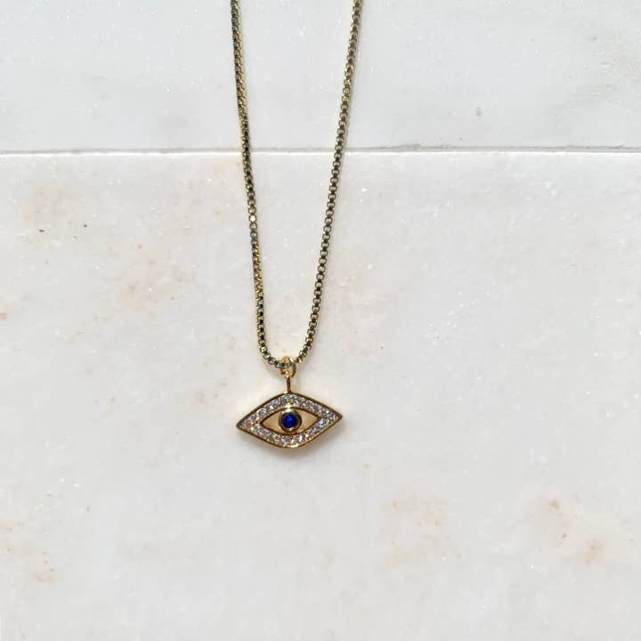 House of Au.ORA - Wholesale Pendant/Charm Necklace - Rhiannon Evil Eye Necklace