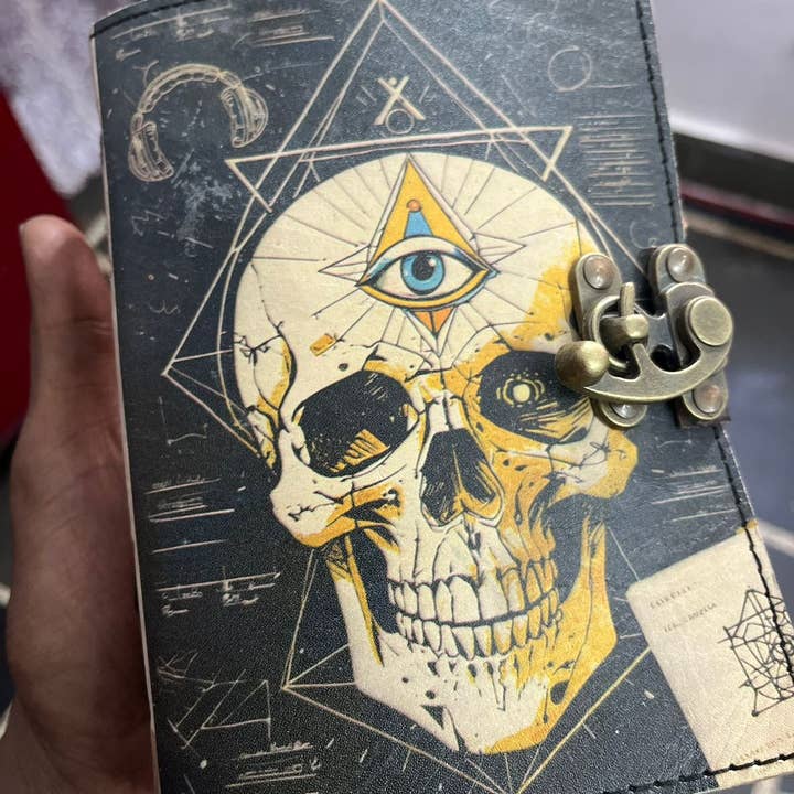 Jay mataji Handicrafts - Wholesale Journal/Diary - Vintage Grimoire, Spooky Spell Book of Shadows, Gothic Noteb