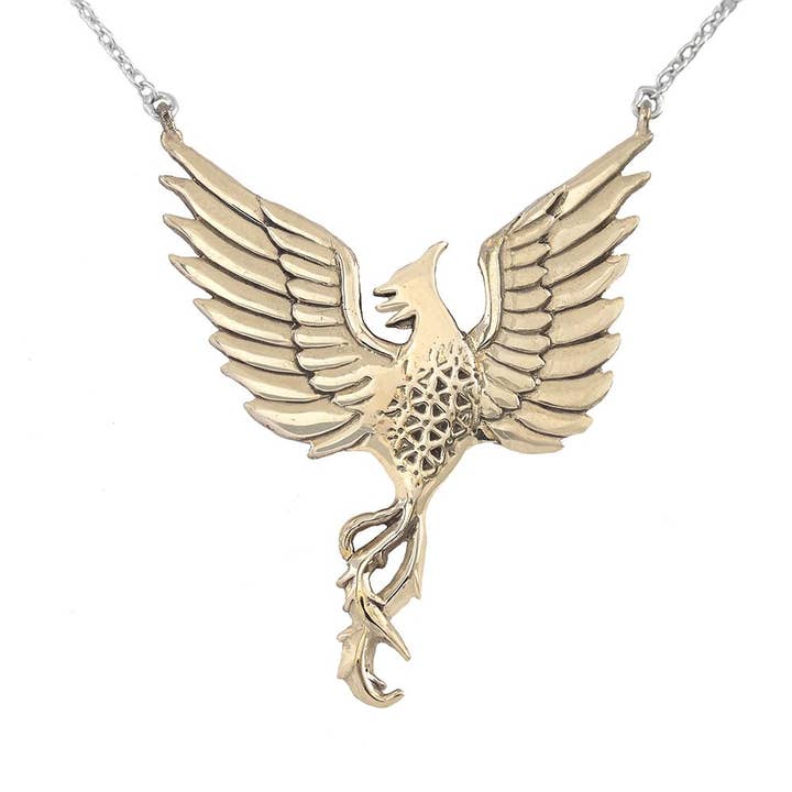 Jewelry Evolution - Wholesale Pendant/Charm Necklace - Phoenix "Rise Strong" Necklace11
