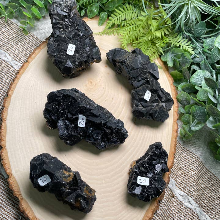 Copper Ashes - Wholesale Spiritual Stone/Crystal - Black Fluorite