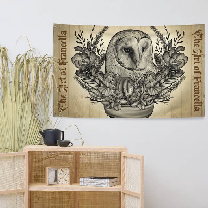 "Nature Uil" Vlag voor wholesale door The Art of Francella