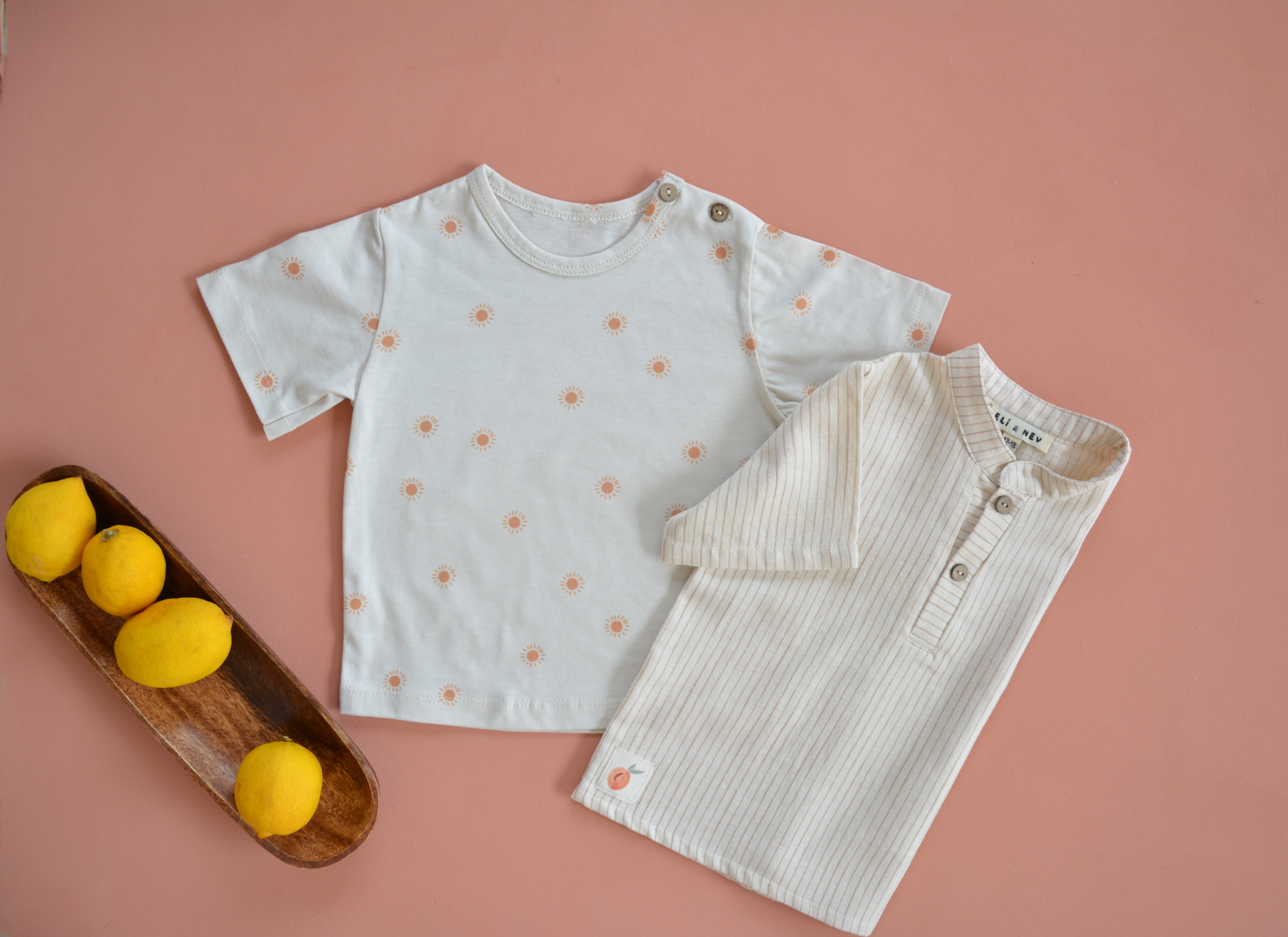 Eli & Nev (we cover U.S. import duties) - Vente T-shirt – bébé - T-shirt rayé pour bébés/enfants 100 % coton OEKO-TEX5