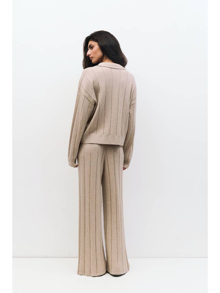 MOD REF - Wholesale Pants - Women's - The Lennon Pants | Wide Rib Lounge Pants1