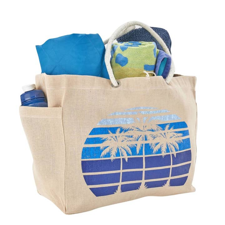 Bolsa grande de fibra de yute para playa o mercado de agricultores para venta al por mayor de Stardust Sustainables