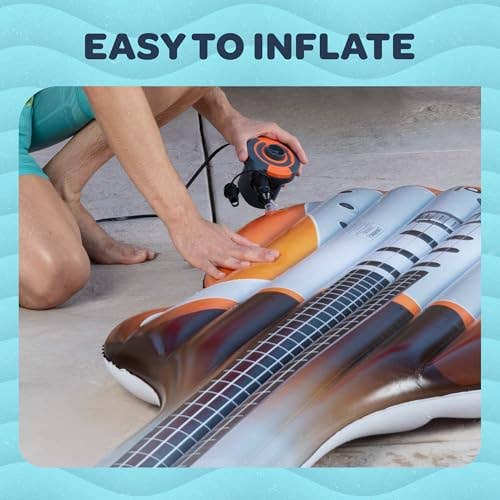 Top Rated Brands - Wholesale Inflatables - Pool Float Raft Lounger for Adults 7 Feet Long Guitar Design6