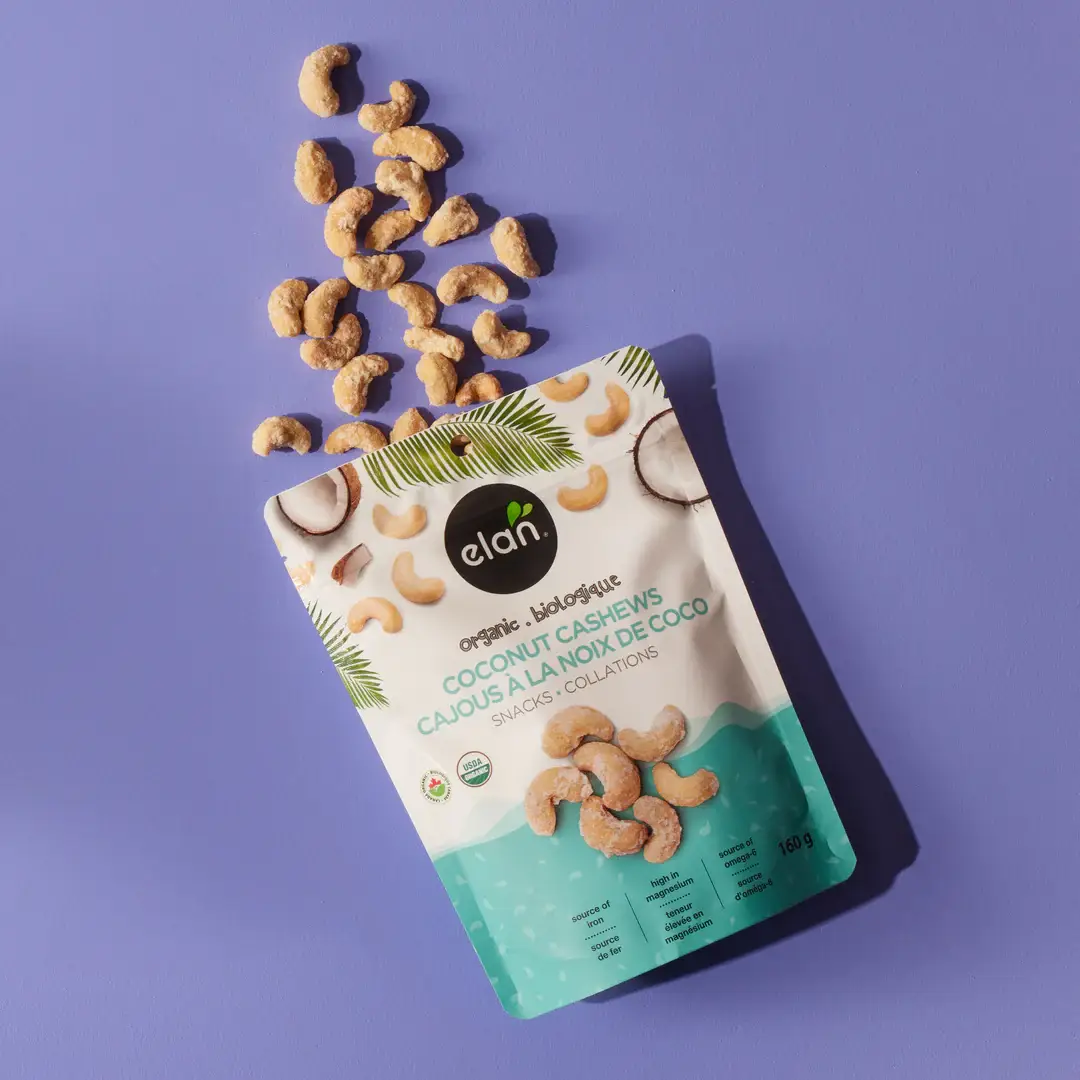 Elan - Wholesale Nuts - Elan Organic Coconut Cashew Nuts, Snacks, Gluten Free (6 oz)3