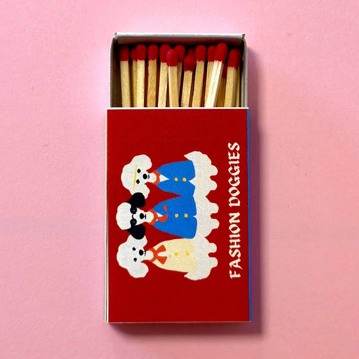 Meet me at the corner – wholesale Tändsticka – Tändstickor Med Hund- Och Modemotiv0