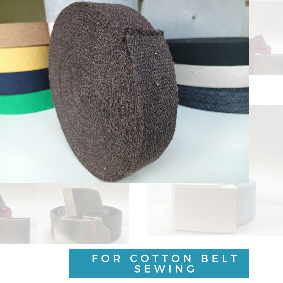 Dream Trimming Goods LLC - Wholesale Knutselbenodigdheden - 1,5" x 50 Yard Bruine Zware Katoenen Band voor Tasriem Naaien3