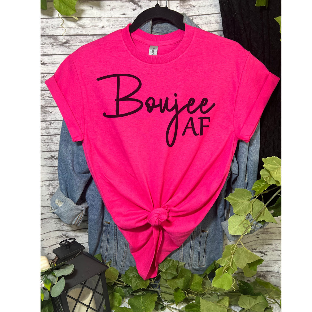 Duck Creations Wholesale - Wholesale Screen Printed T-Shirt - Women's - Boujee Af T-shirt1