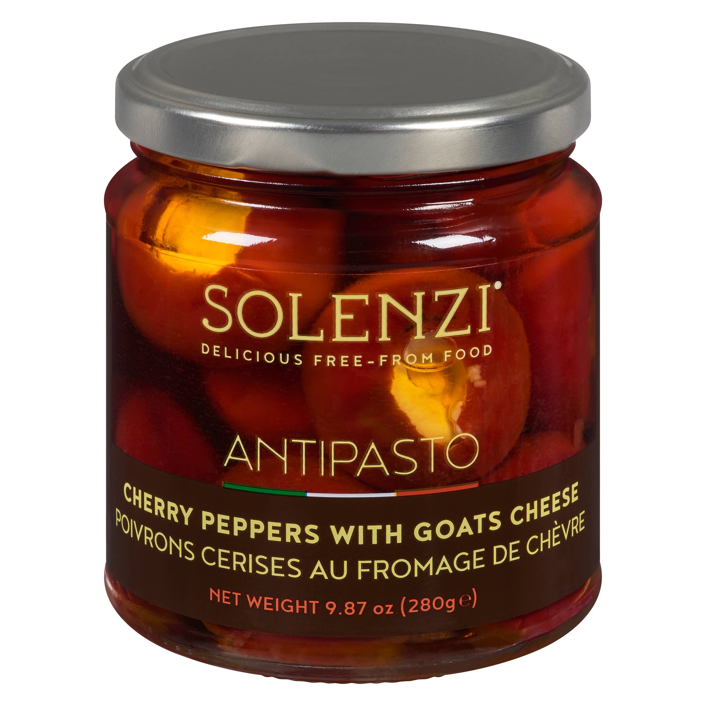 SOLENZI - Wholesale Olives - CHERRY PEPPERS with Goat Cheese 280g3