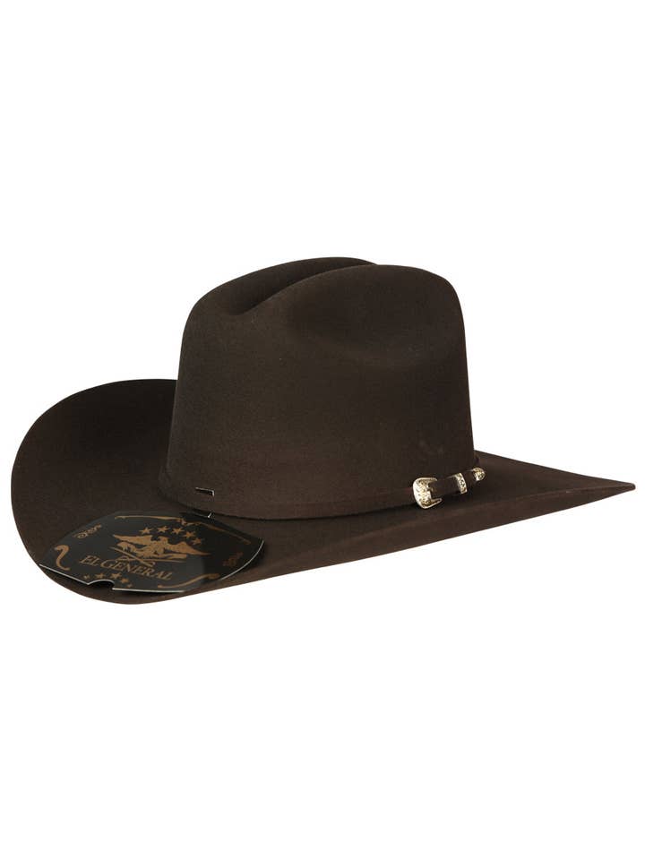 El General 50X Chapéu de Cowboy de Lã Sinaloa - Chocolate
45250 por atacado de El General Western Wear