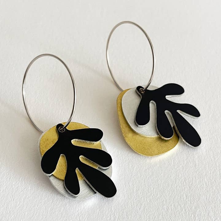 Tideline svarta örhängen för wholesale av Tom Pigeon