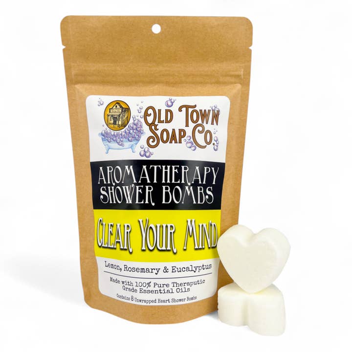 Old Town Soap Co. - Wholesale Shower Steamer/Bomb - Shower Bombs/Steamers -8 Pack -Avail in 12 Blends #1 Seller