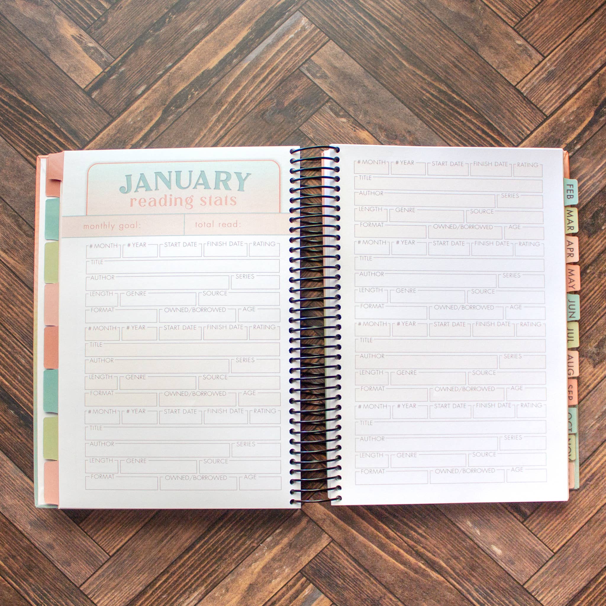 Novelly Yours - Vente Journal intime - Carnet de lecture 2026 | journal de livres et carnet de suivi de lecture7