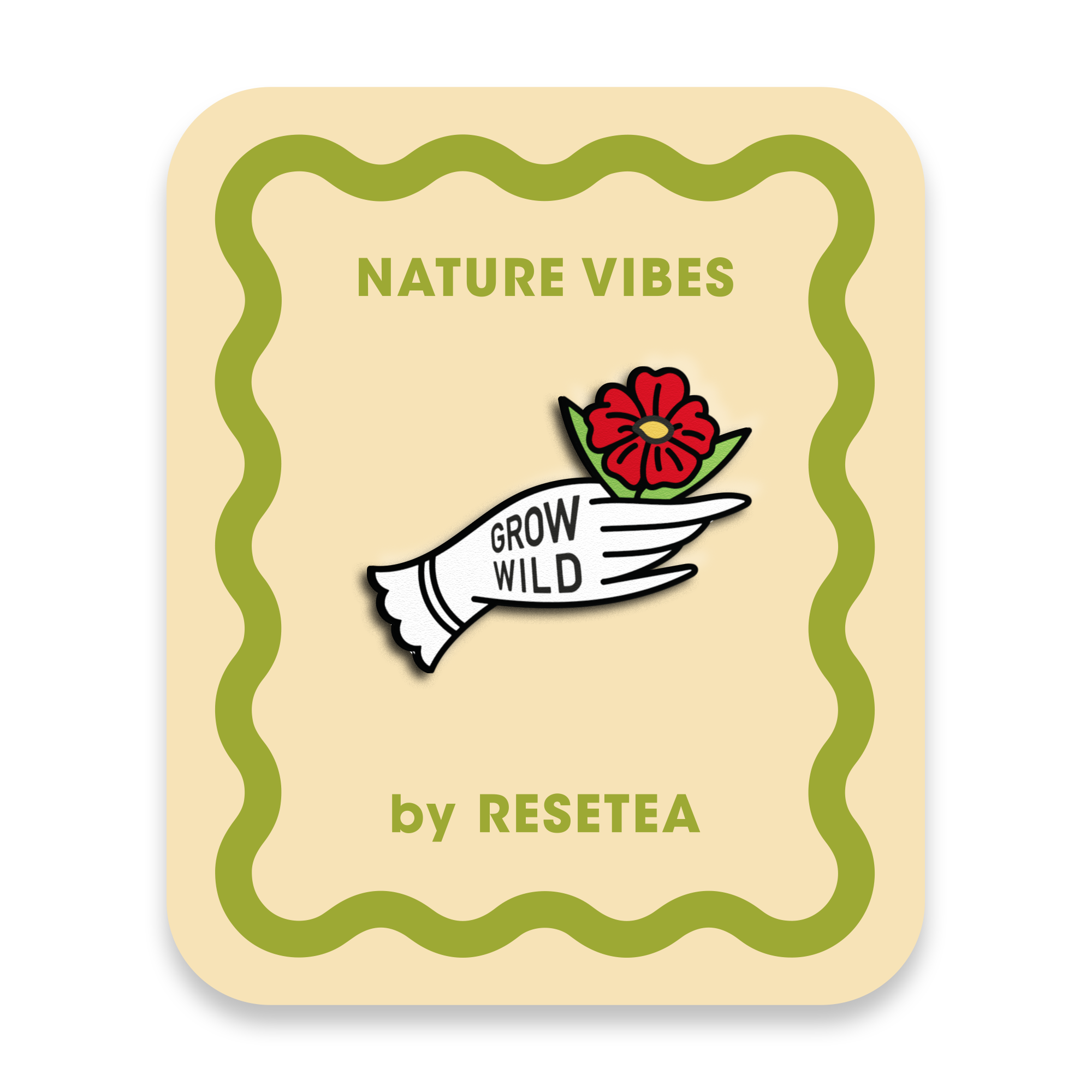 Resetea – wholesale Retailer display – Accessories – Grow Wild – Pin Display1