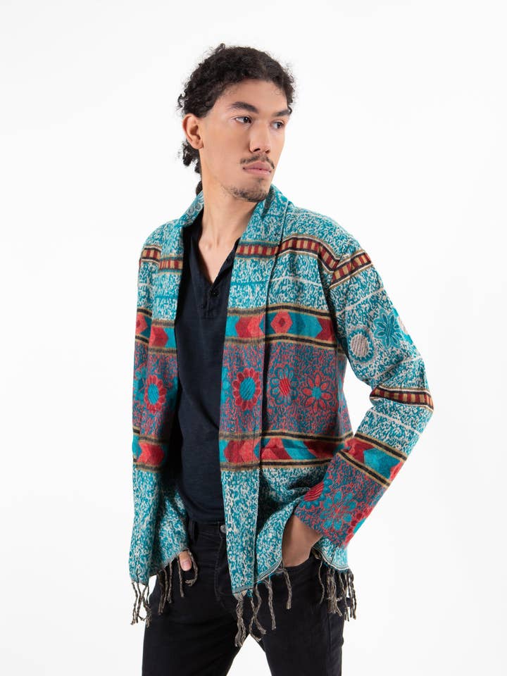 Mænds Festival Cardigan for engroshandel hos BHANTI