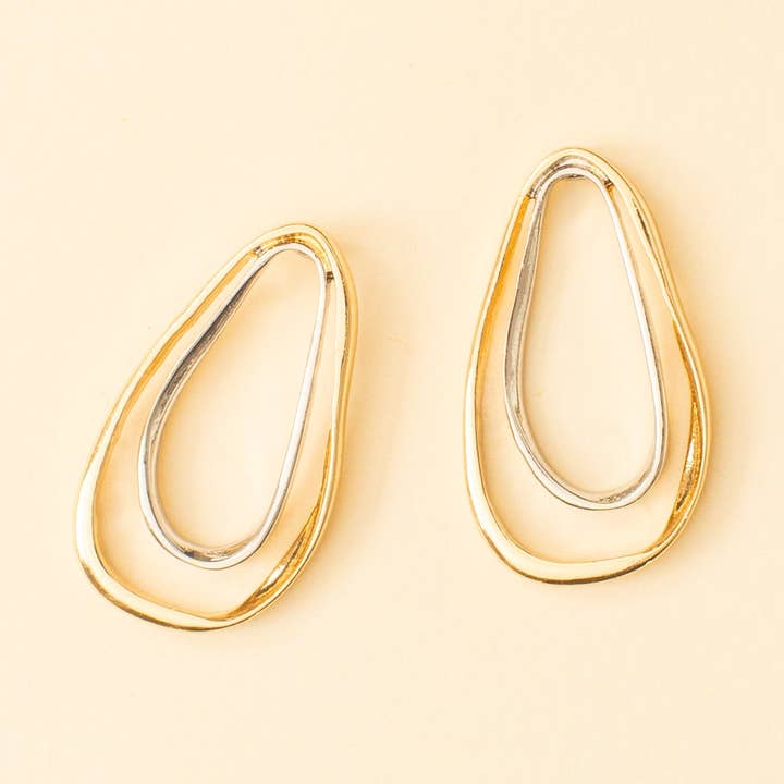 Lucia Double Loop Stud for wholesale by Jill Michael Jewelry