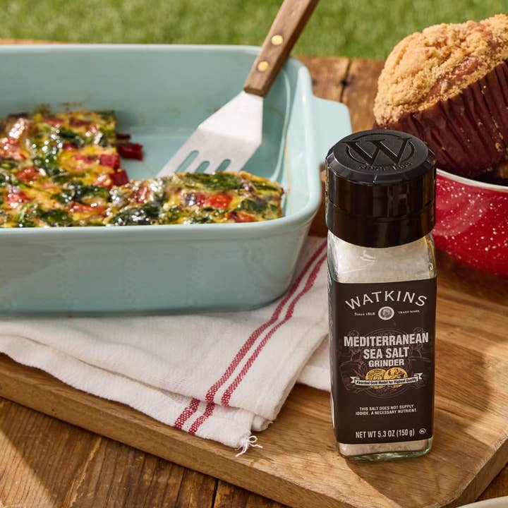 The Watkins Co. - Wholesale Salt - Mediterranean Sea Salt Grinder, 5.3 oz