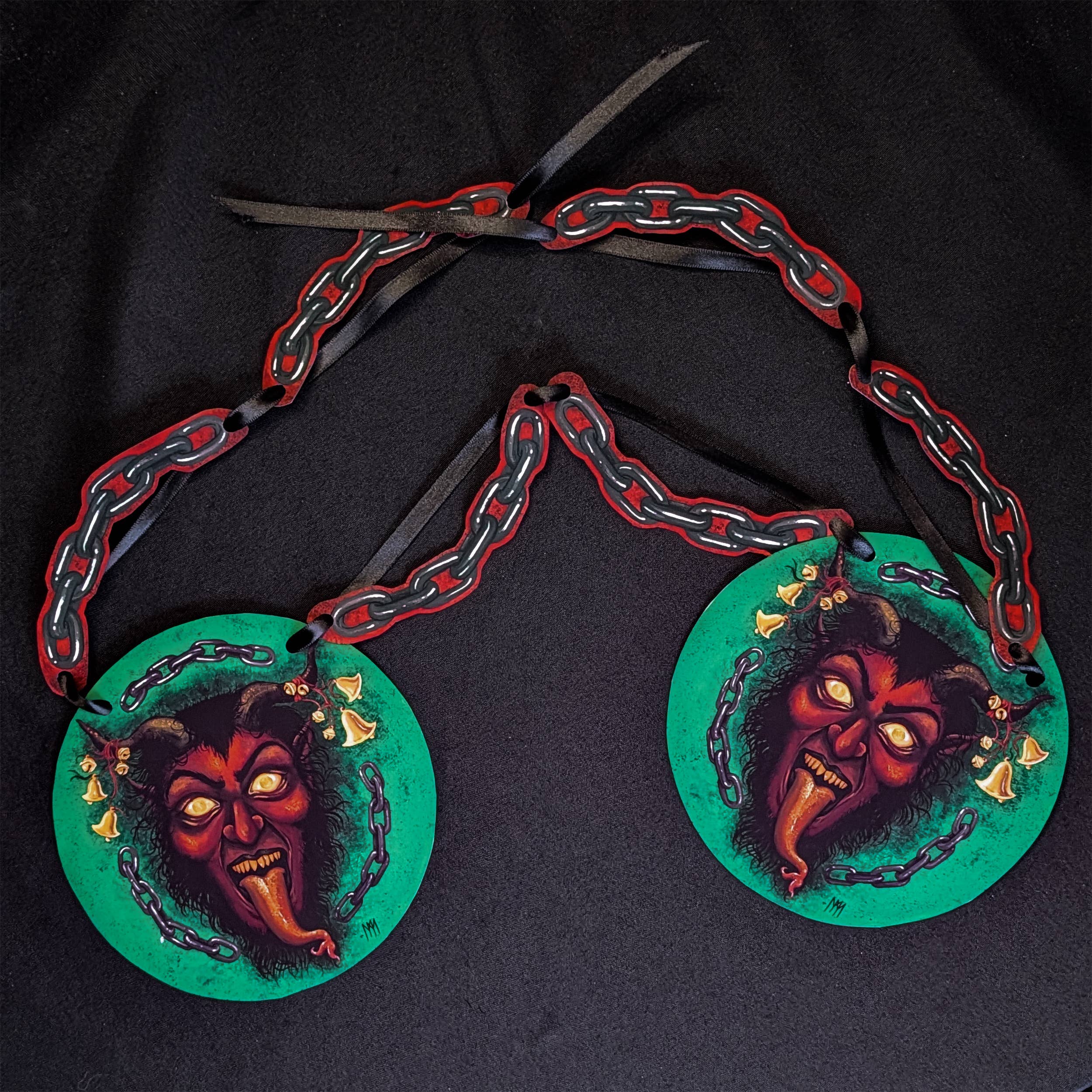 Meagan Meli Illustration - Wholesale Bunting/Garland - Krampus Paper Garland4
