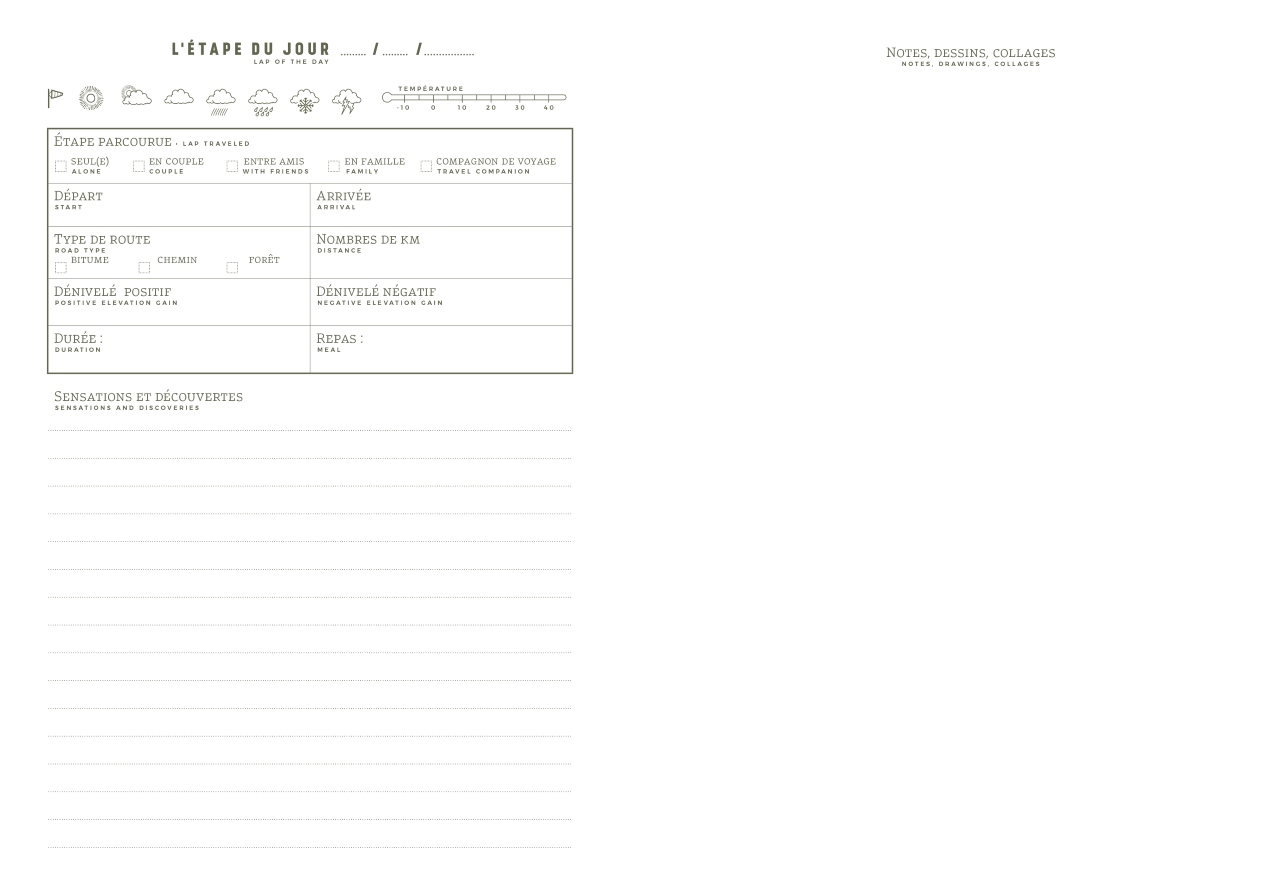 AVENTURA ÉDITIONS - Venta al por mayor Diario/agenda - Diario de viajes en bicicleta6