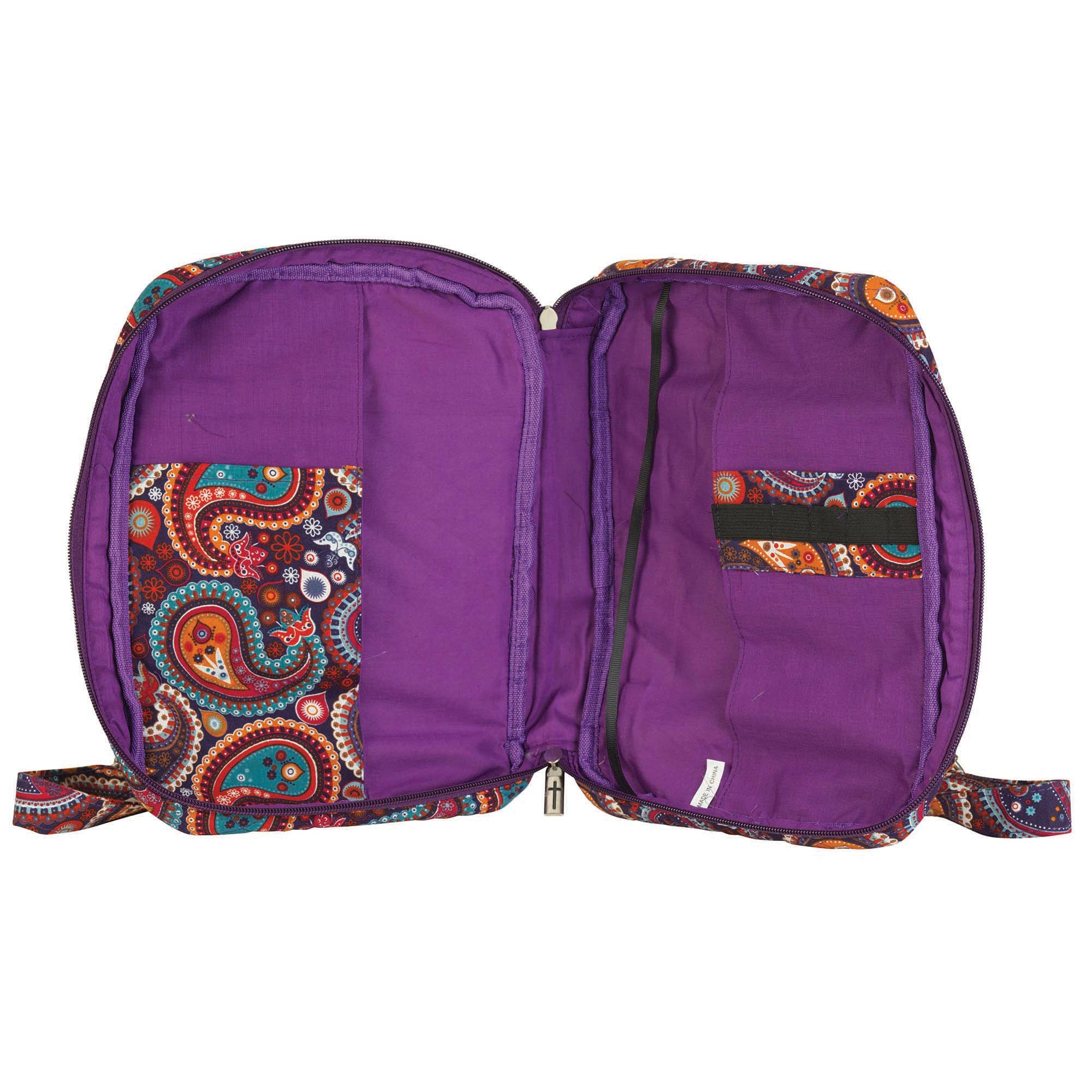 Dicksons – wholesale Bibelomslag – Bibelöverdrag Paisley quiltat stort tryck3