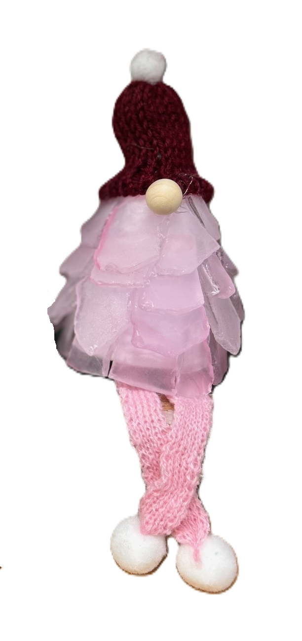 A SEAGLASS CREATION/SALTY SIGNS DESIGNS – Engroshandel Julepynt – Mini Seaglass Julegnom - Ingen Lys7