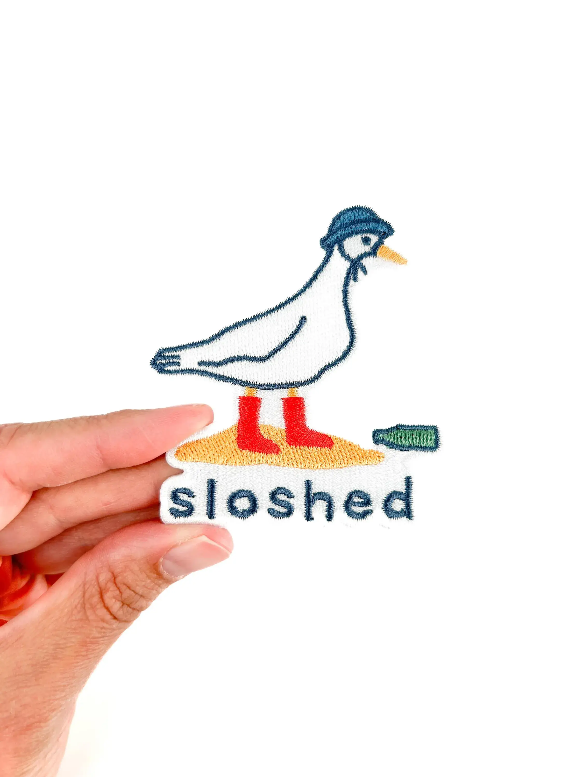 Field Trip Threads - Wholesale Patch - Sloshed Duck Patch – Funny Embroidered Iron-On Patch Party0