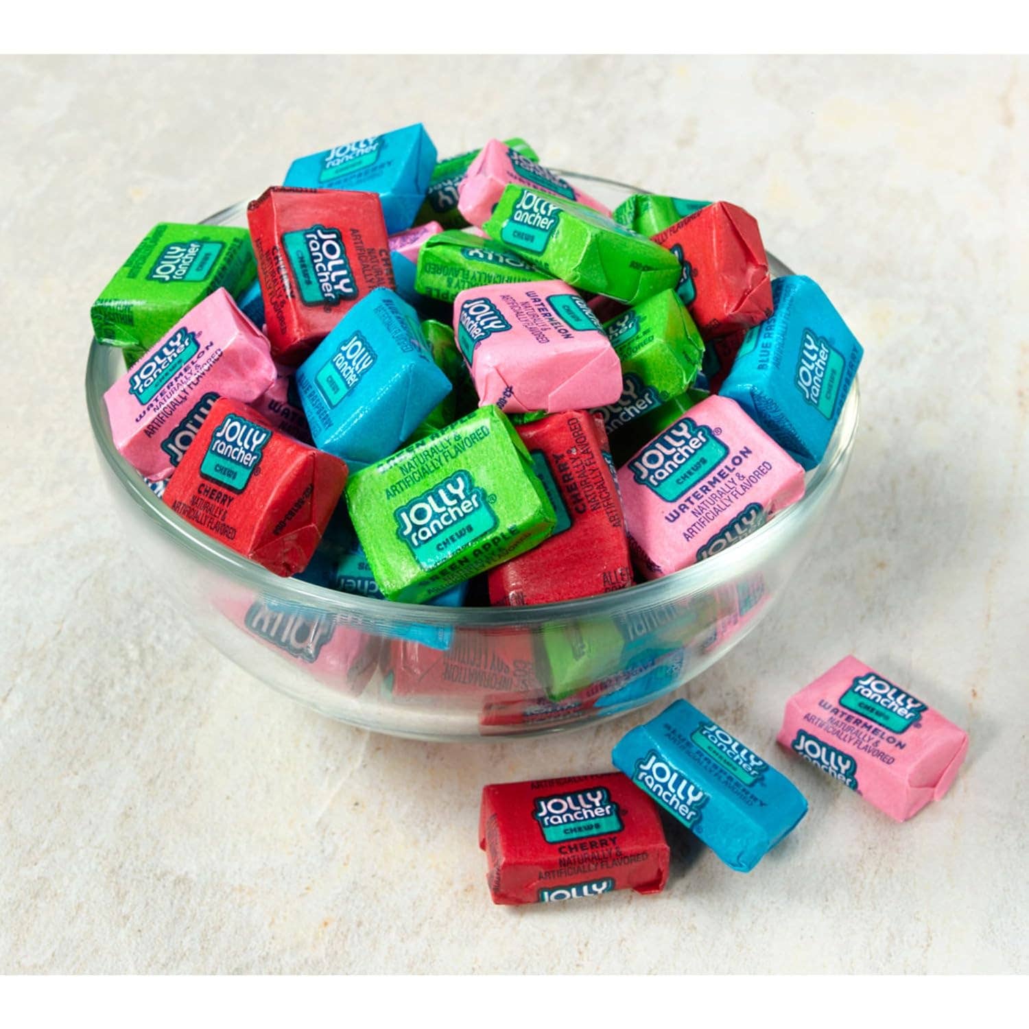 Snacky Candy - Wholesale Boiled sweets - Jolly Rancher Fruit Chews Original Flavor 2.06 oz 12 count3