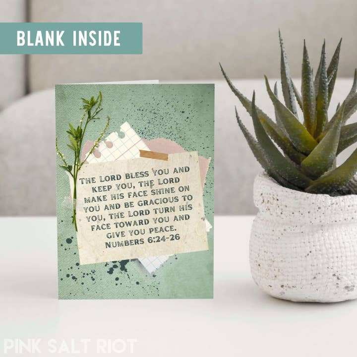 Blessing Greeting Card for wholesale by Pink Salt Riot