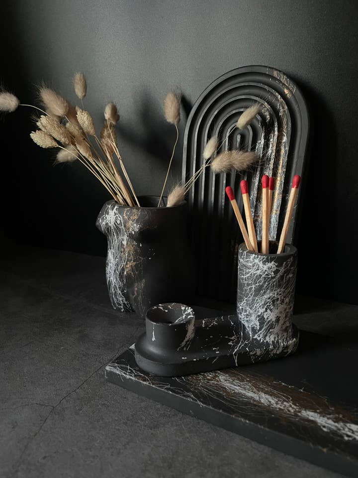 Klee Candle and Incense Holder for wholesale by Maureen Luxe Studio